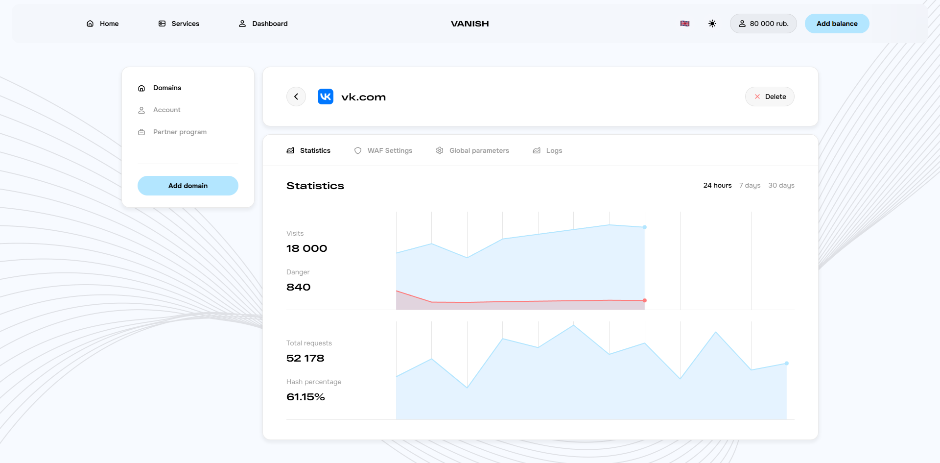 Скриншот проекта