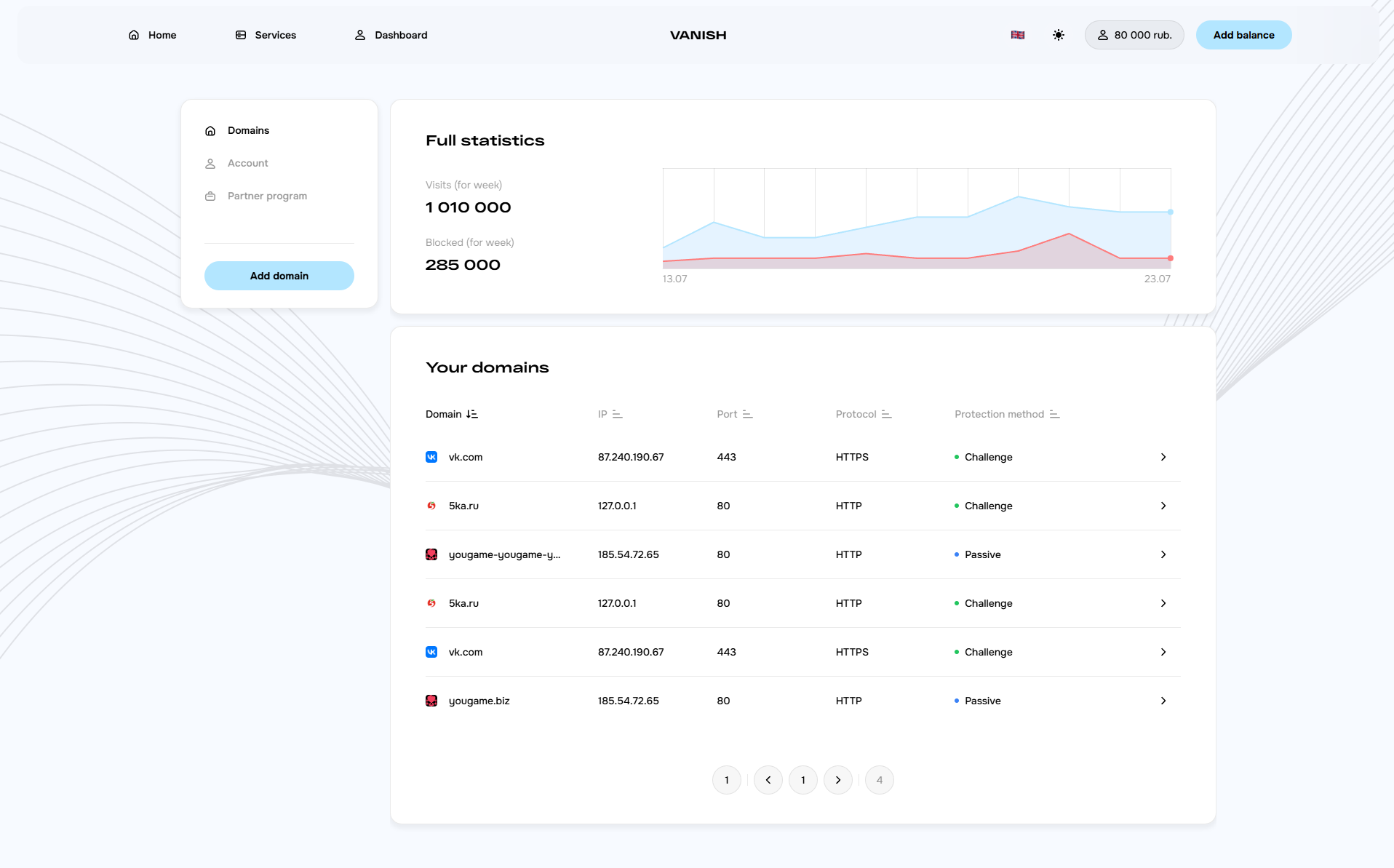 Скриншот проекта